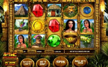 Aztec Treasures slot (Canada)