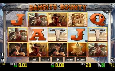 Bandit’s Bounty slot (Canada)