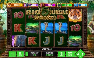 Big 5 Jungle Jackpot slot (Canada)