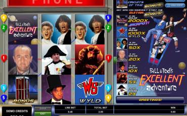 Bill & Ted’s Excellent Adventure slot (Canada)