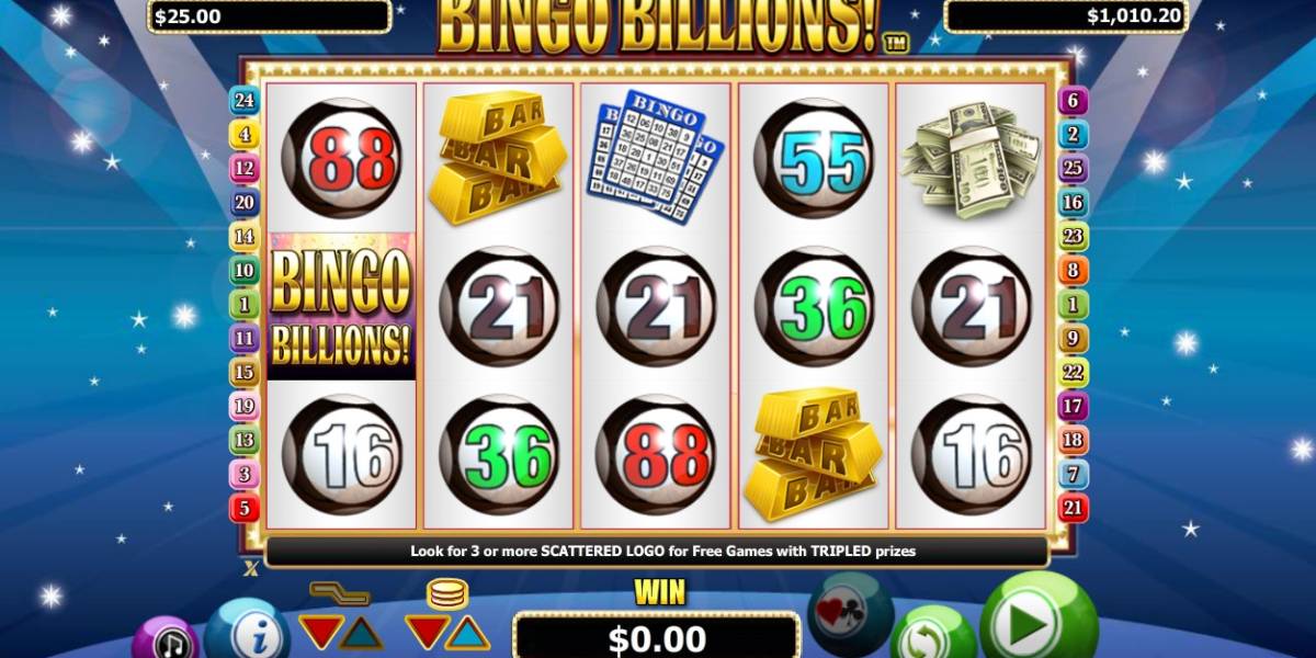 Bingo Billions! slot (Canada)