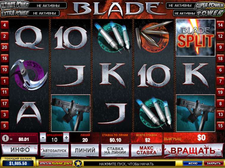 Play Blade slot CA