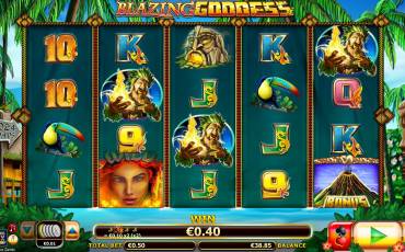 Blazing Goddess slot (Canada)