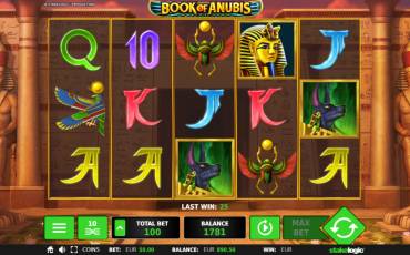 Book of Anubis slot (Canada)