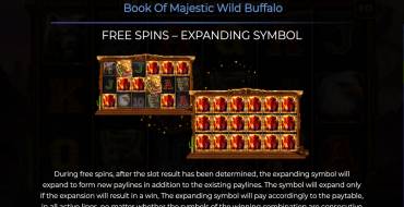 Book of Majestic Wild Buffalo: Bonus games