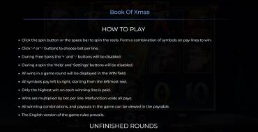 Book of Xmas: Rules