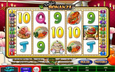 Buffet Bonanza slot (Canada)