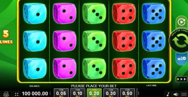 Bulky Dice: Slot machine