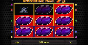 Burning Hot 7’s: Wins