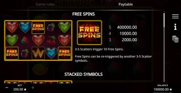 Burning Love: Free spins and/or respins