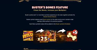 Buster’s Bones: Bonus games