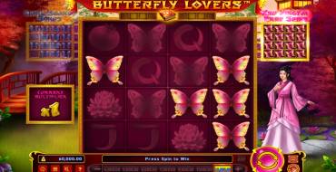 Butterfly Lovers: Free spins and/or respins