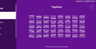 Candy Carnival: Payout table