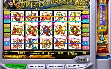 Captain’s Treasure slot (Canada)