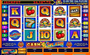 CashSplash 5 Reel slot (Canada)