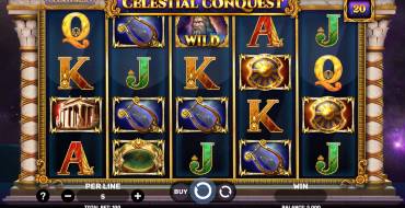 Celestial Conquest: Slot machine