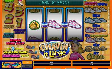 Chavin’ it large slot (Canada)