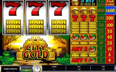 City of Gold slot (Canada)