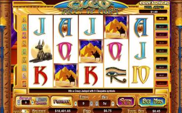 Cleo Queen of Egypt slot (Canada)