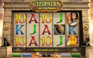 Cleopatra: Last of the Pharaohs slot (Canada)