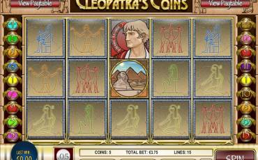 Cleopatra's Coins slot (Canada)