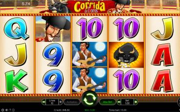 Corrida de Toros slot (Canada)