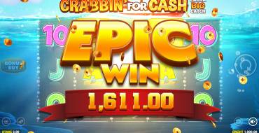 Crabbin' for Cash: Extra Big Catch Jackpot King: Winnings