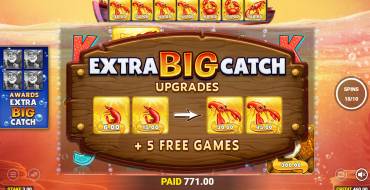 Crabbin' for Cash: Extra Big Catch Jackpot King: Free spins and/or respins