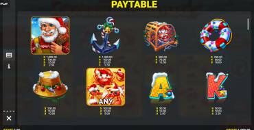 Crabbin' For Christmas: Payout table