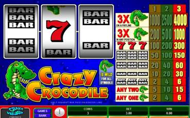 Crazy Crocodile slot (Canada)