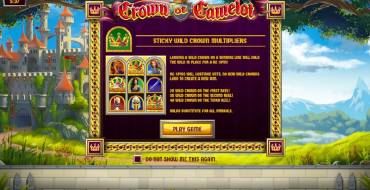 Crown of Camelot: Winnings