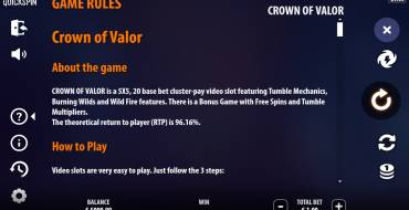 Crown of Valor: Rules