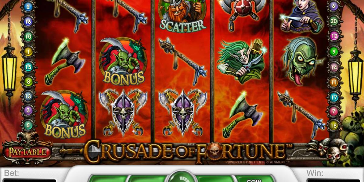 Crusade of Fortune slot (Canada)