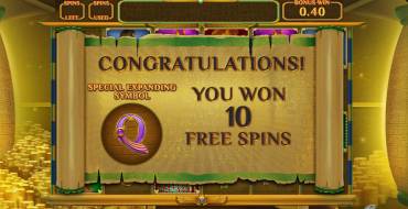 Crypt of the Dead: Free spins and/or respins