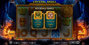 Crystal Skull: Bonus games