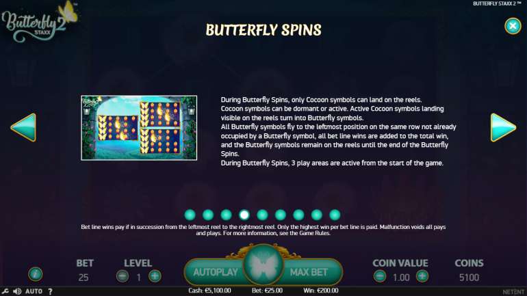 Free Spins in Butterfly Staxx 2