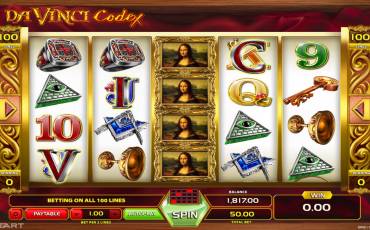 Da Vinci CodeX slot (Canada)