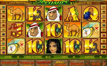 Desert Treasure slot (Canada)