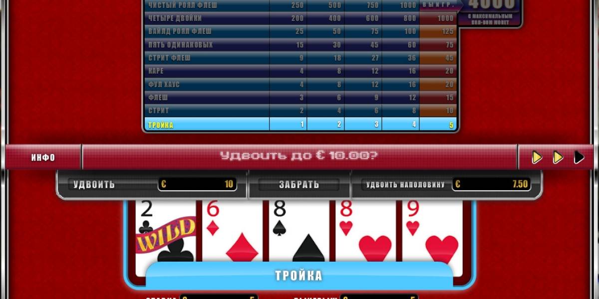 Deuces Wild Poker  online