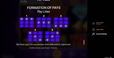 Diamond Fortunator Hold and Win: Lines