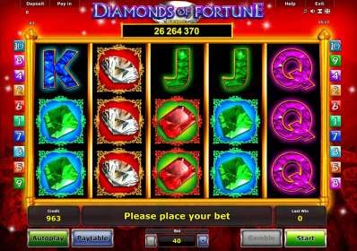 Diamonds of Fortune by Novomatic / Greentube CA