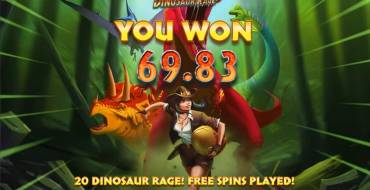 Dinosaur Rage: Winnings