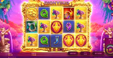 Dionysus Golden Feast: Interface