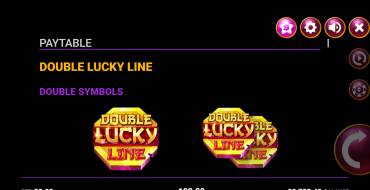 Double Lucky Line: Symbols