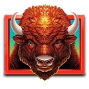 Bison symbol in Buffalo Bucks slot