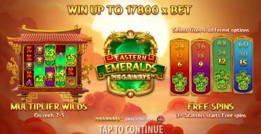 Eastern Emeralds MEGAWAYS: Slot machine