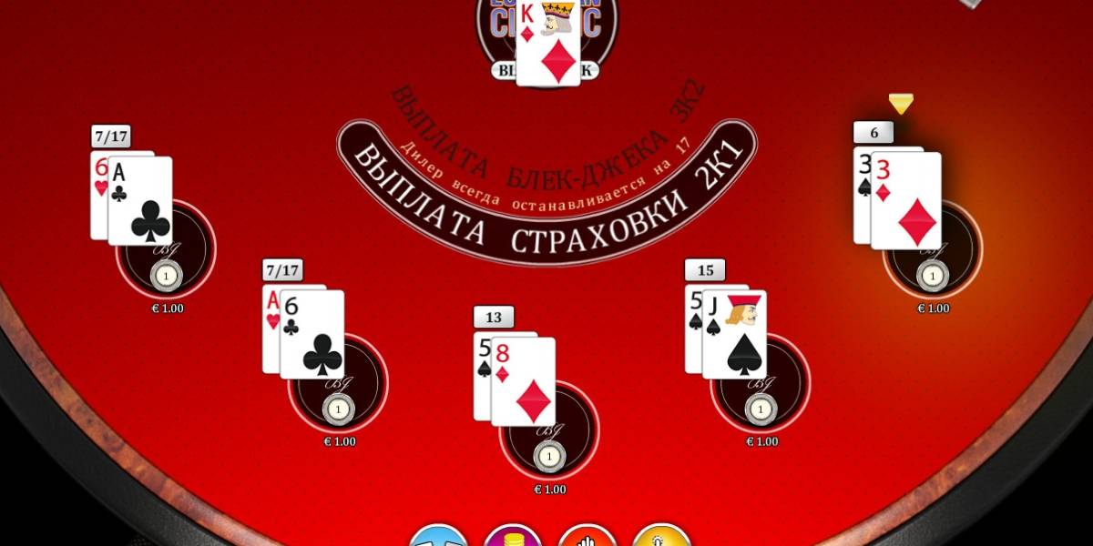 European Classic Multi Hand Blackjack online