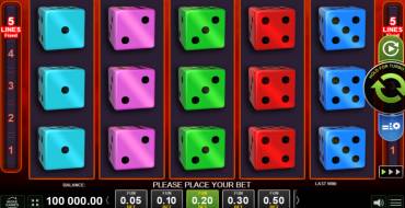 Extreme Dice: Slot machine