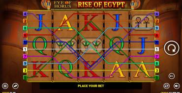 Eye of Horus: Rise of Egypt: Slot machine