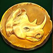 Coin symbol in Great Rhino Megaways slot